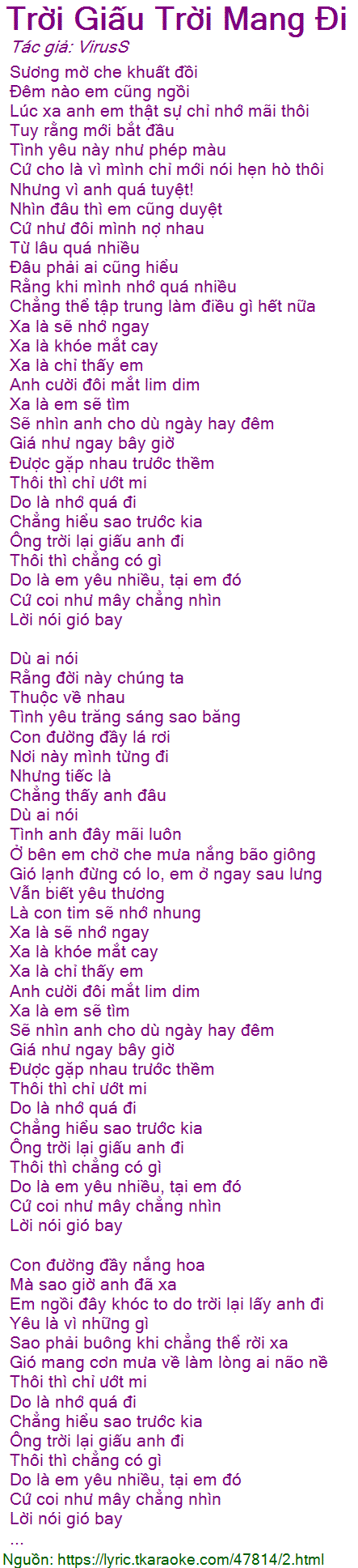 ViruSs và AMEE trong MV Trời giấu trời mang đi