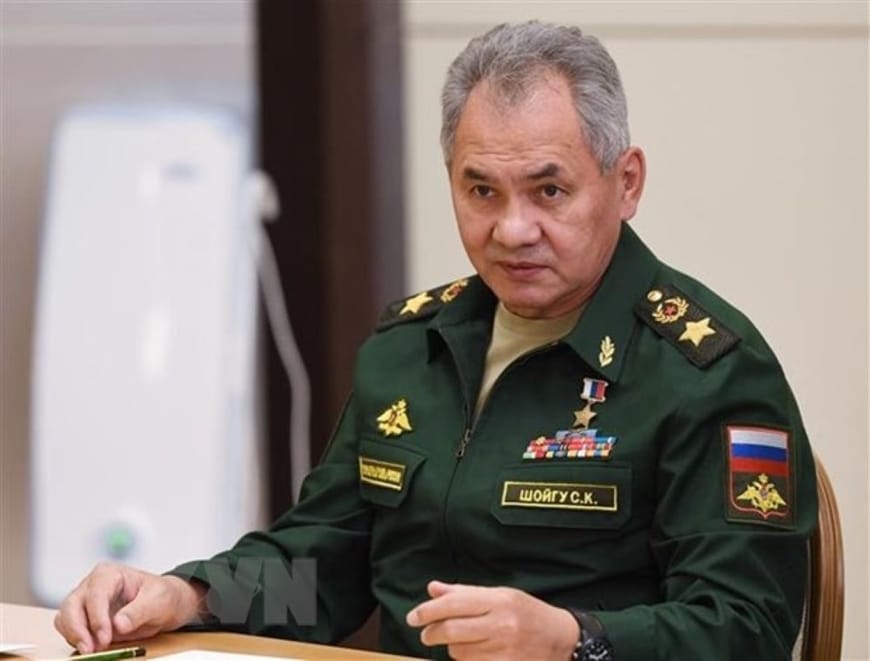 Sergei Shoigu chỉ đạo công tác cứu hộ trong một tình huống khẩn cấp