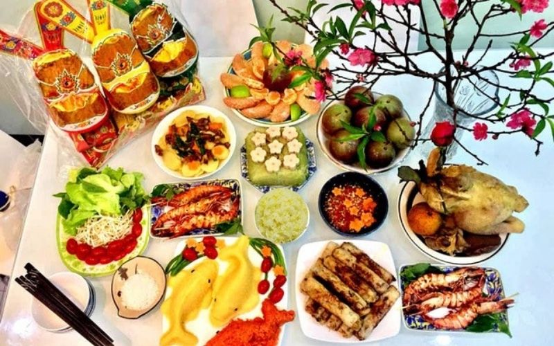 Mâm cỗ cúng ông Công ông Táo ngày 23 tháng Chạp truyền thống