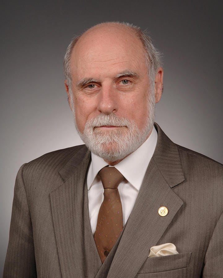 Ông Vinton Cerf, một trong những người đặt nền móng cho Internet